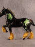 Christmas in July OOAK Trotting Drafter by Anna Rieck EQ26