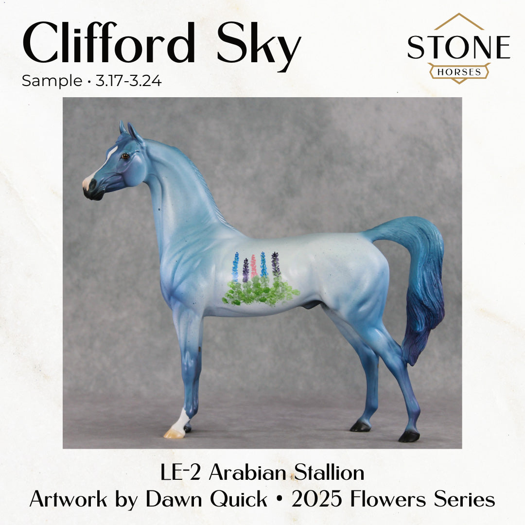 SAMPLE Clifford Sky LE-2 Arabian Stallion by Dawn Quick SS0326