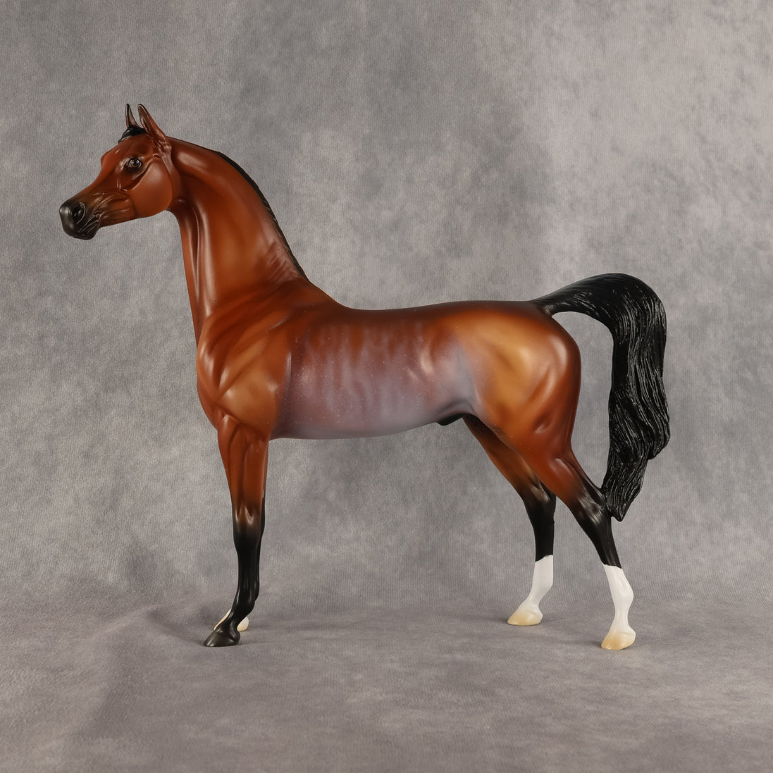 Cloudy With A Chance of Flockies OOAK Arabian Stallion by Madi Wiseman DDOOAKs26