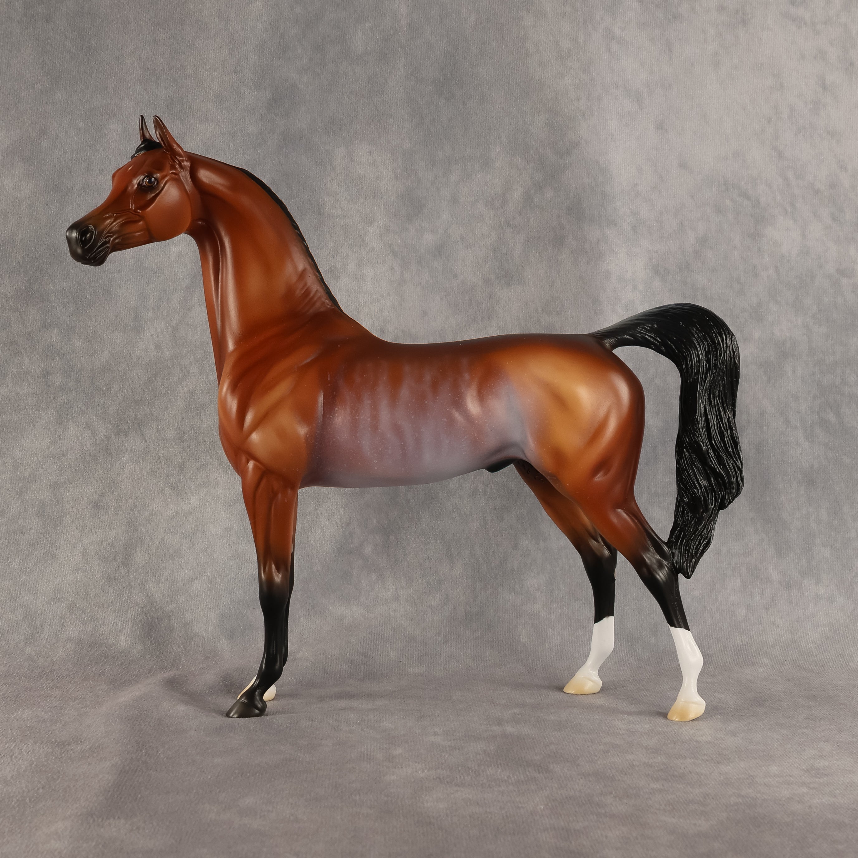 Cloudy With A Chance of Flockies OOAK Arabian Stallion by Madi Wiseman DDOOAKs26