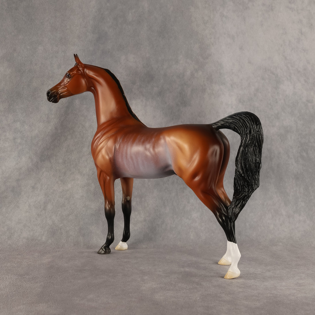 Cloudy With A Chance of Flockies OOAK Arabian Stallion by Madi Wiseman DDOOAKs26