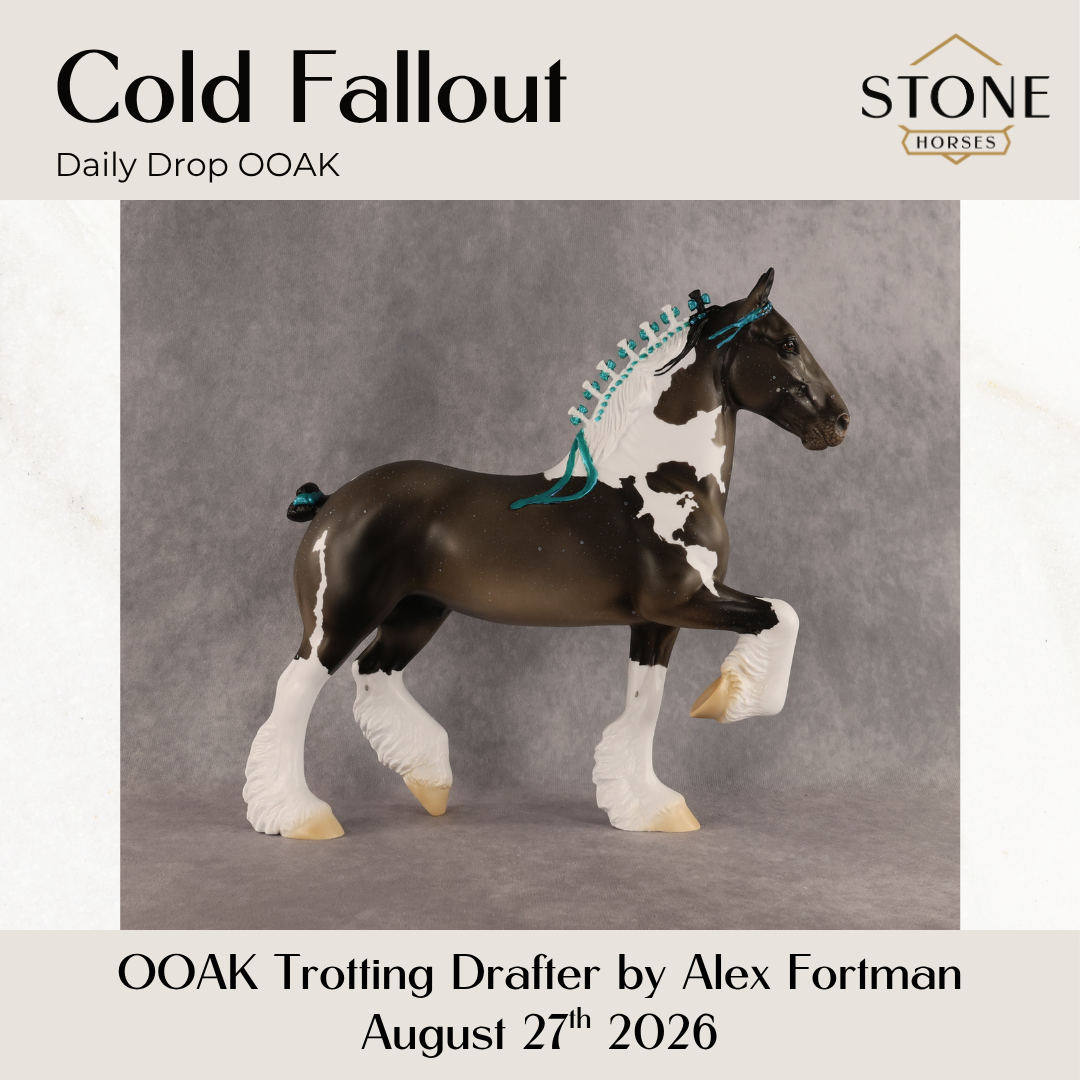 Cold Fallout OOAK Trotting Drafter by Alex Fortman DDOOAKs26