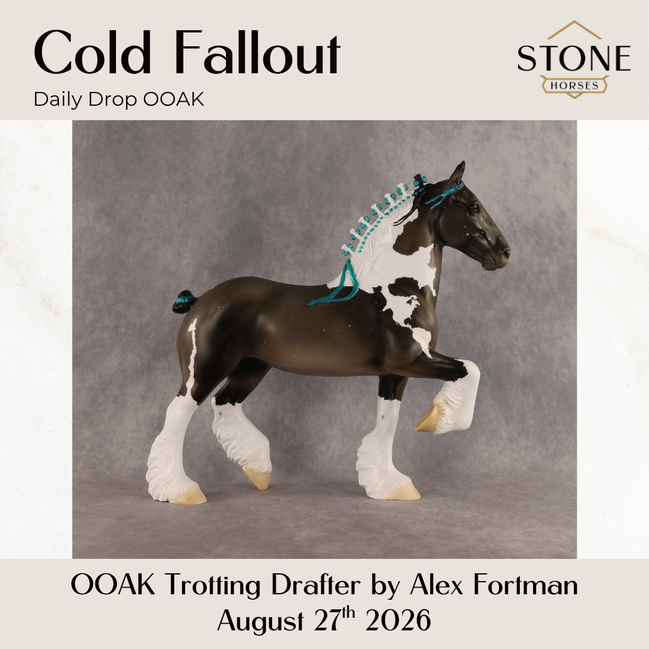 Cold Fallout OOAK Trotting Drafter by Alex Fortman DDOOAKs26
