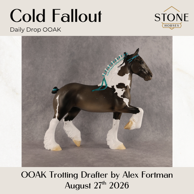 Cold Fallout OOAK Trotting Drafter by Alex Fortman DDOOAKs26
