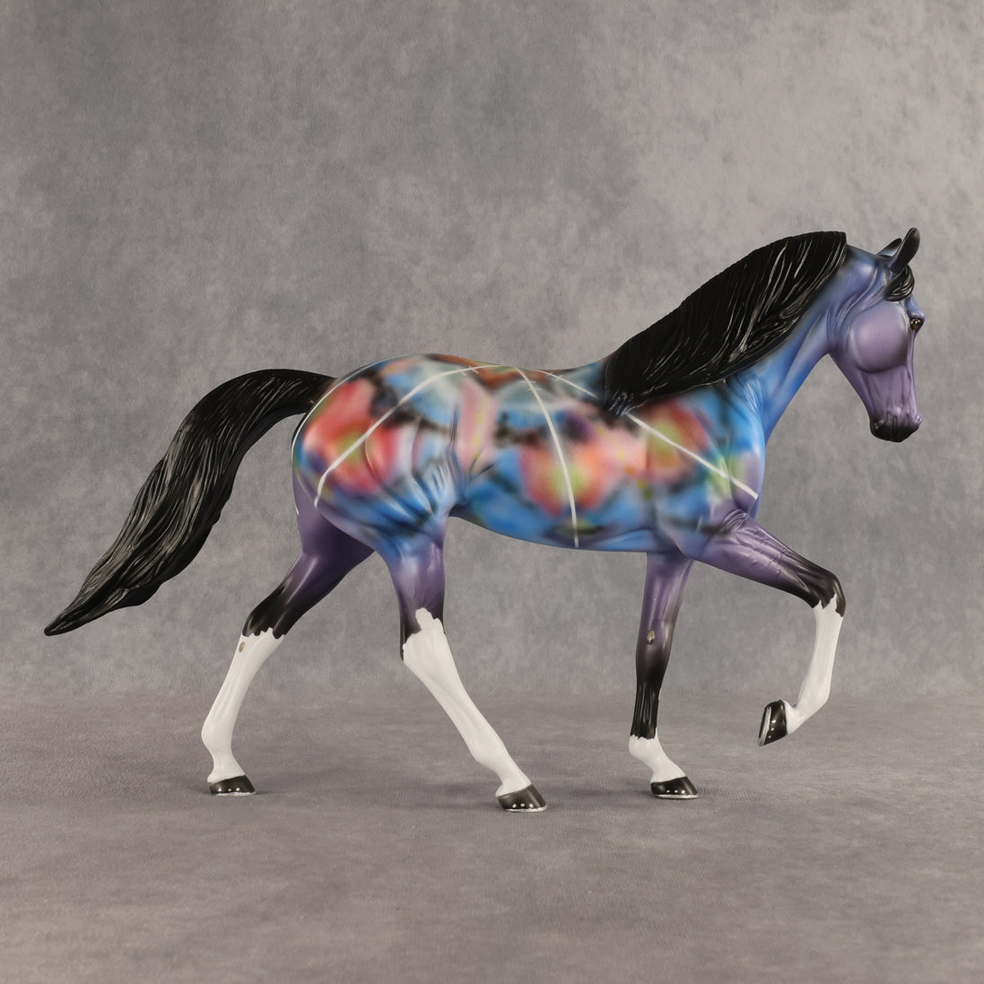 Color Burst OOAK Tennessee Walker by Dawn Quick SHCF26