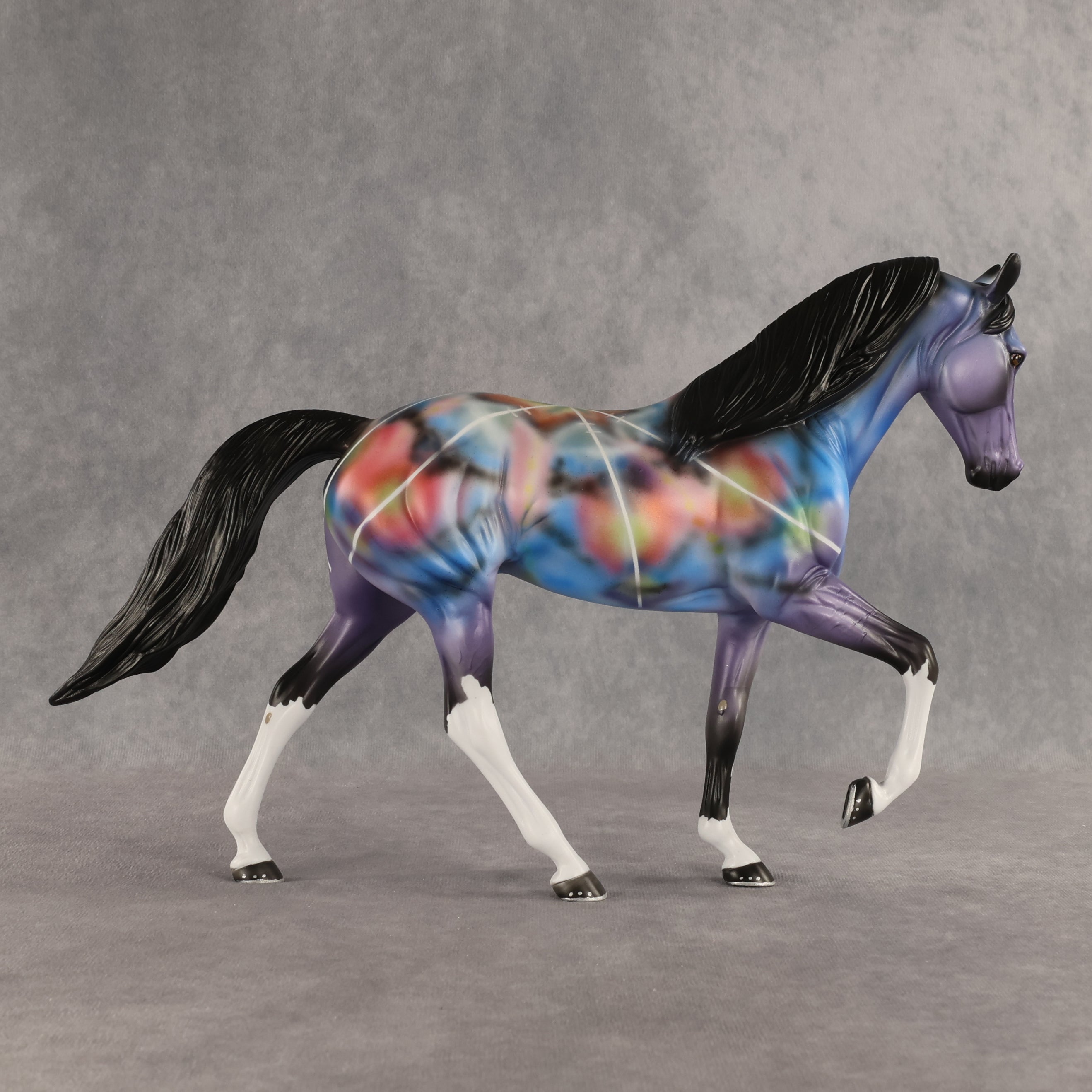 Color Burst OOAK Tennessee Walker by Dawn Quick SHCF26