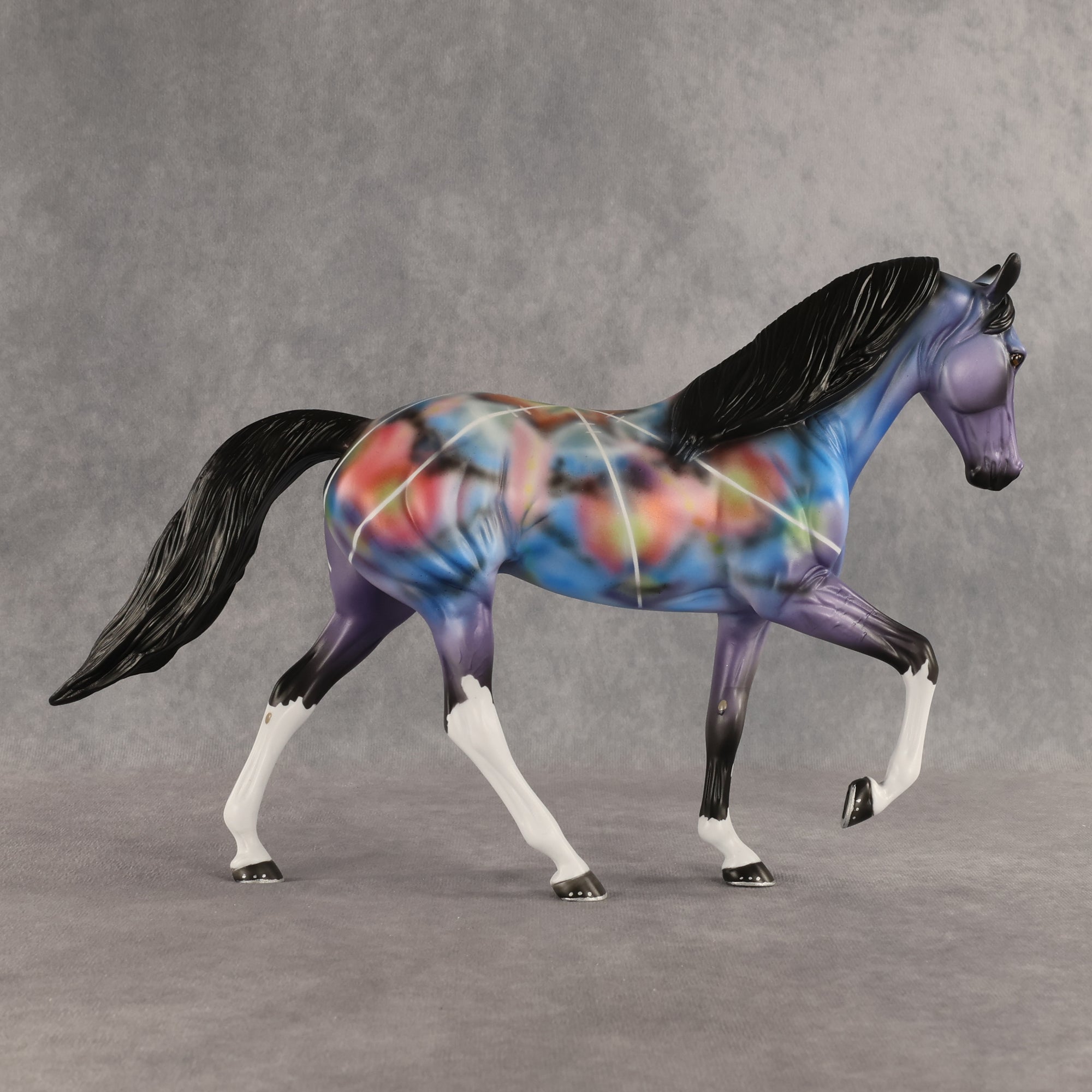 Color Burst OOAK Tennessee Walker by Dawn Quick SHCF26