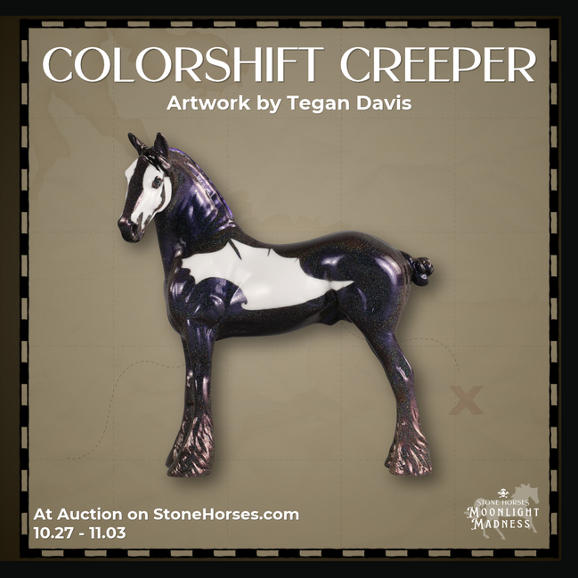 Colorshift Creeper OOAK FCM Chip Standing Drafter by Tegan Davis & Melanie Miller MM26