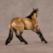 Come Un-Dun OOAK Chip Cutting Horse by Anna Rieck EQ26