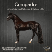Compadre OOAK FCM Chip Andalusian by Madi Wiseman & Melanie Miller LHS26