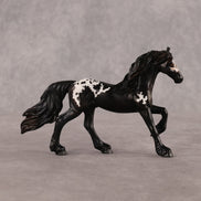 Confetti OOAK Chip Friesian by Anna Rieck LHS26