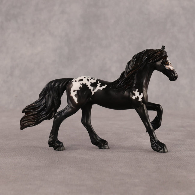 Confetti OOAK Chip Friesian by Anna Rieck LHS26