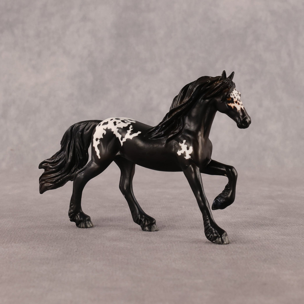 Confetti OOAK Chip Friesian by Anna Rieck LHS26