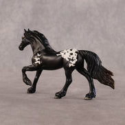 Confetti OOAK Chip Friesian by Anna Rieck LHS26