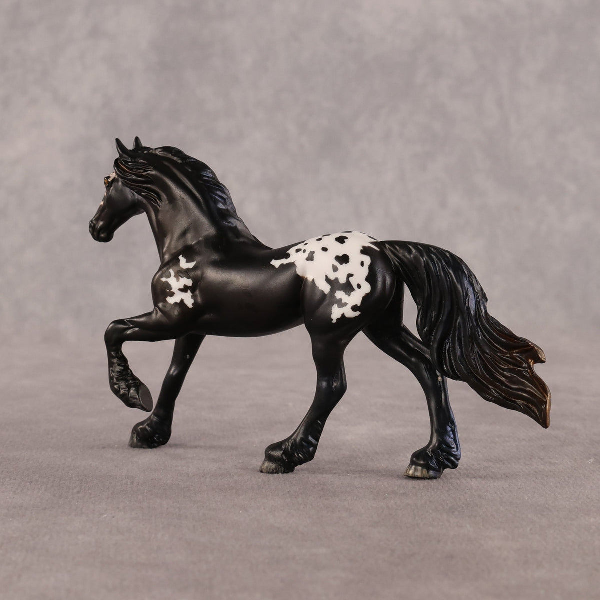 Confetti OOAK Chip Friesian by Anna Rieck LHS26