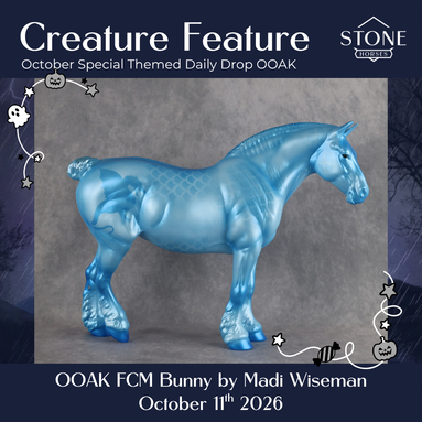 Creature Feature OOAK FCM Bunny by Madi Wiseman DDOOAKs26