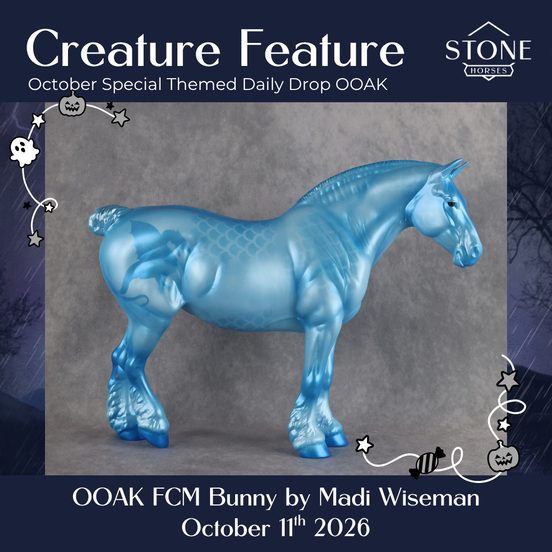 Creature Feature OOAK FCM Bunny by Madi Wiseman DDOOAKs26