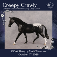 Creepy Crawly OOAK Pony by Madi Wiseman DDOOAKs26