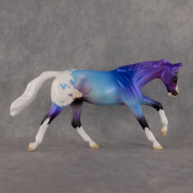 Crystal Call OOAK  Pebble Stock Horse by Alex Fortman LHS26
