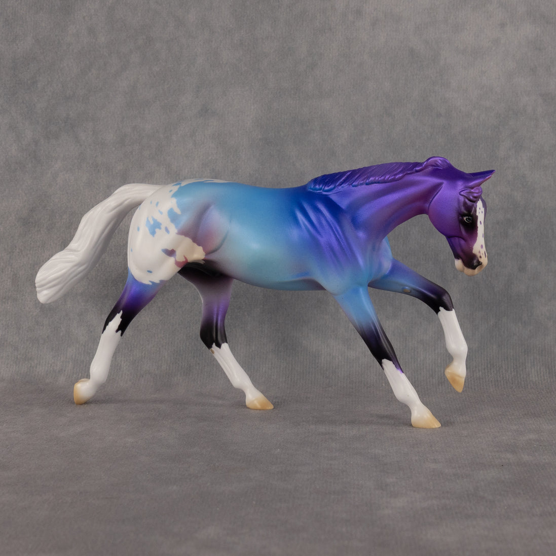 Crystal Call OOAK  Pebble Stock Horse by Alex Fortman LHS26