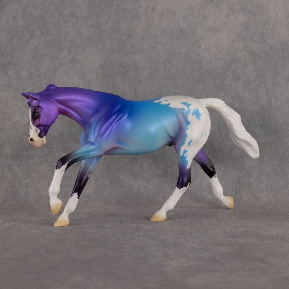 Crystal Call OOAK  Pebble Stock Horse by Alex Fortman LHS26