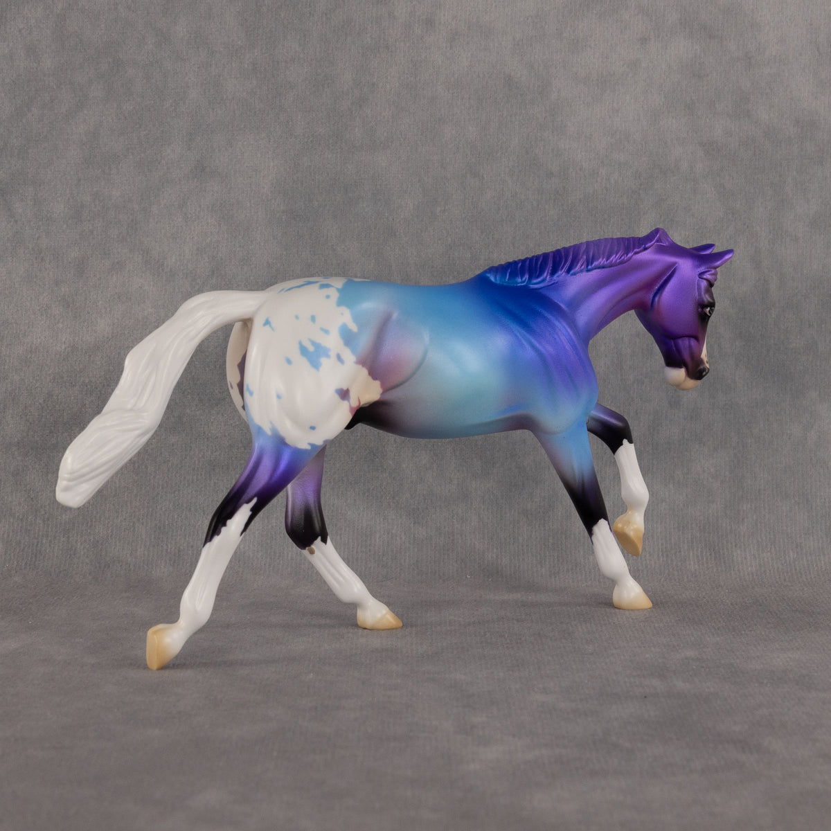Crystal Call OOAK  Pebble Stock Horse by Alex Fortman LHS26