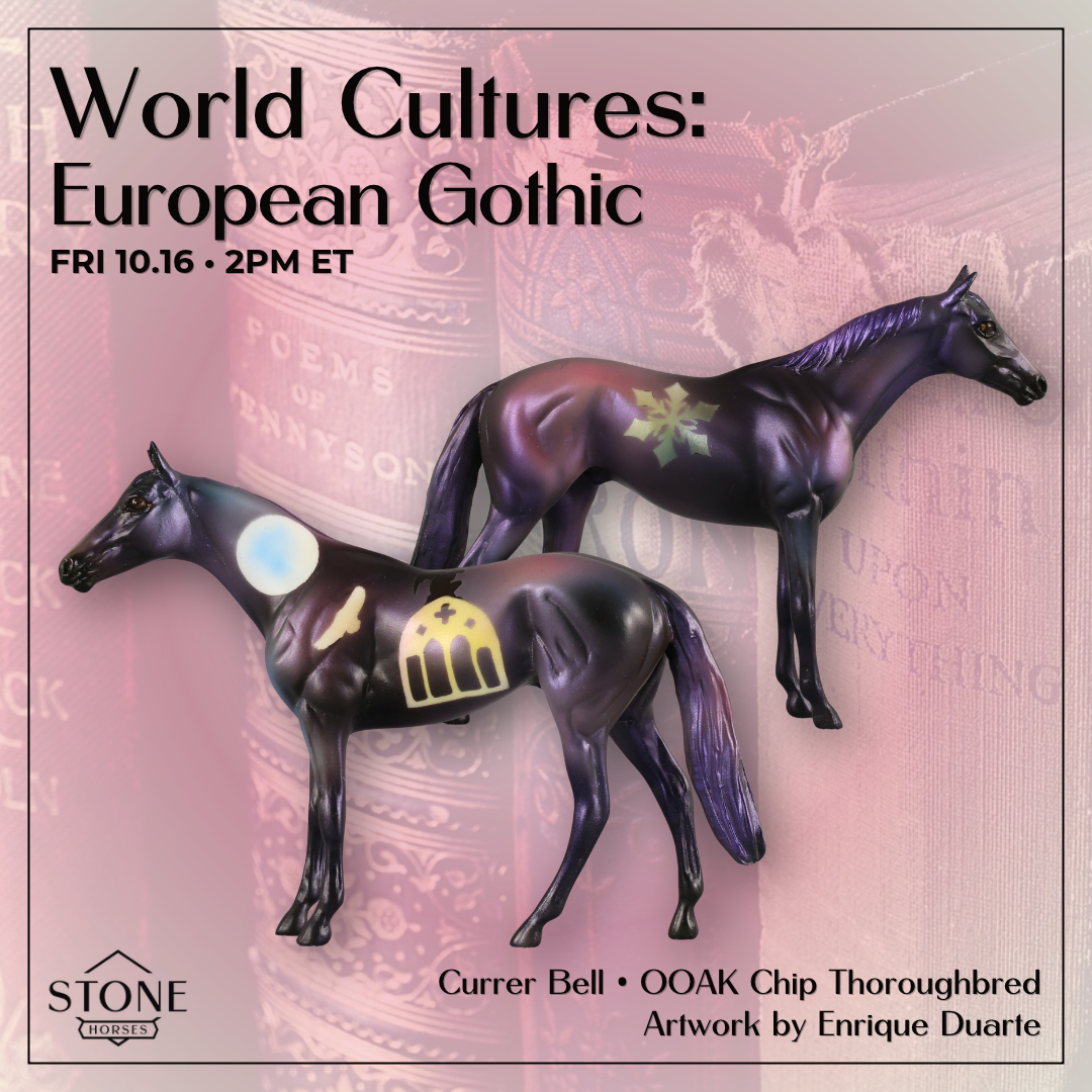 Currer Bell OOAK Chip Thoroughbred by Enrique Duarte WC26