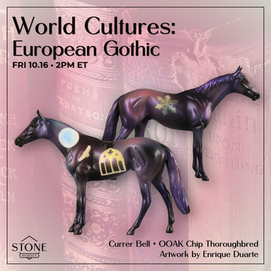 Currer Bell OOAK Chip Thoroughbred by Enrique Duarte WC26