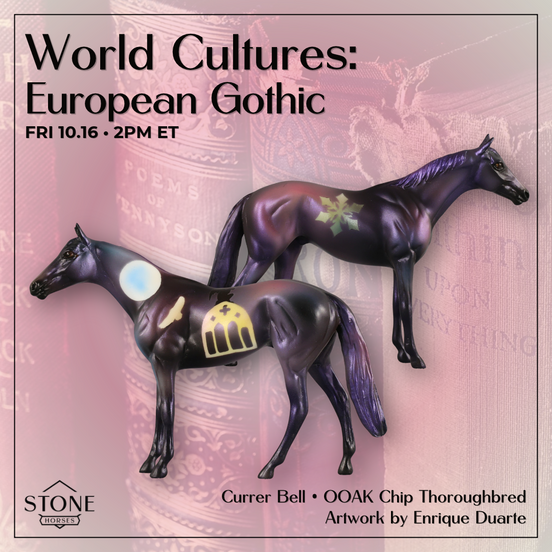 Currer Bell OOAK Chip Thoroughbred by Enrique Duarte WC26