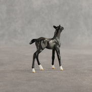 Azul & Cyan OOAK Chip FCM Stock Horse & Chip Foal by Anna Rieck SCD26