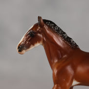 Dahlia OOAK Violet Chip Draft Foal by Carrie Keller LHS26
