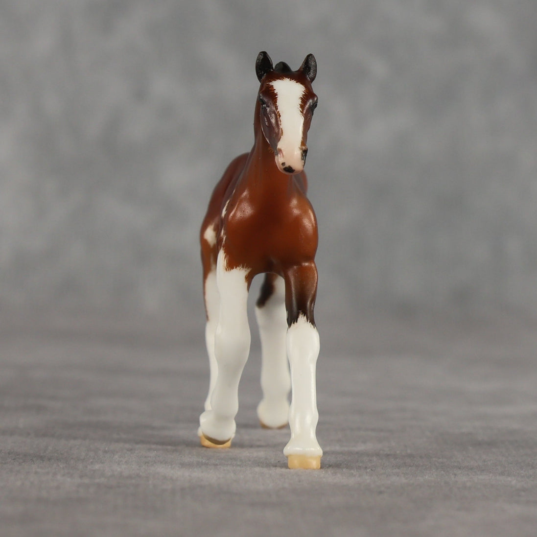 Dahlia OOAK Violet Chip Draft Foal by Carrie Keller LHS26