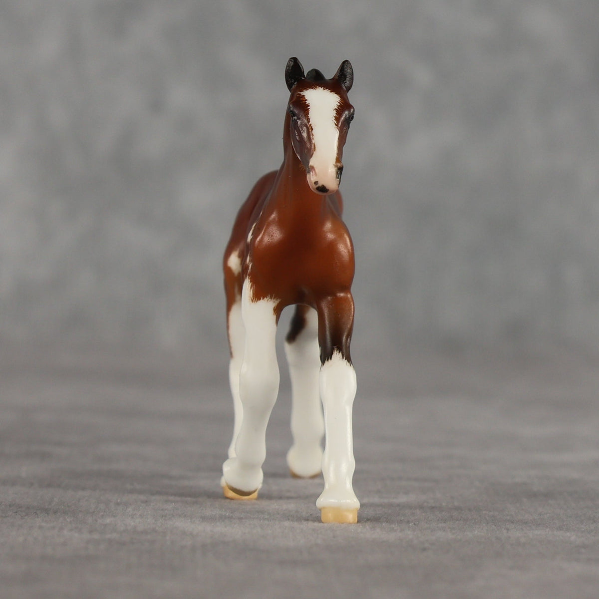 Dahlia OOAK Violet Chip Draft Foal by Carrie Keller LHS26