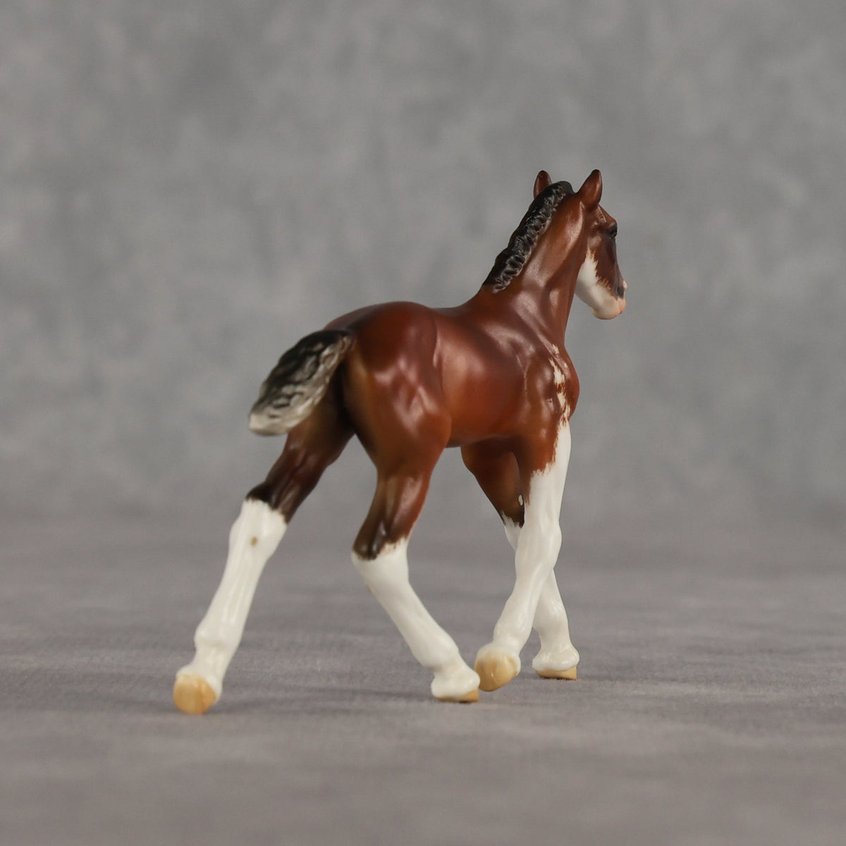 Dahlia OOAK Violet Chip Draft Foal by Carrie Keller LHS26