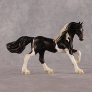 Dantes OOAK FCM Chip Friesian by Heather Bullach & Melanie Miller LHS26