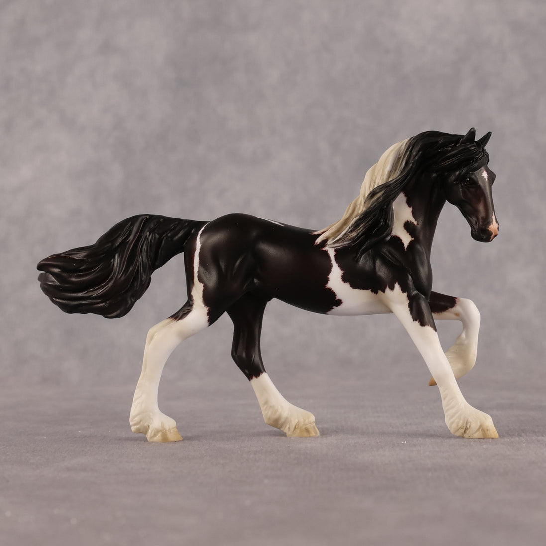 Dantes OOAK FCM Chip Friesian by Heather Bullach & Melanie Miller LHS26