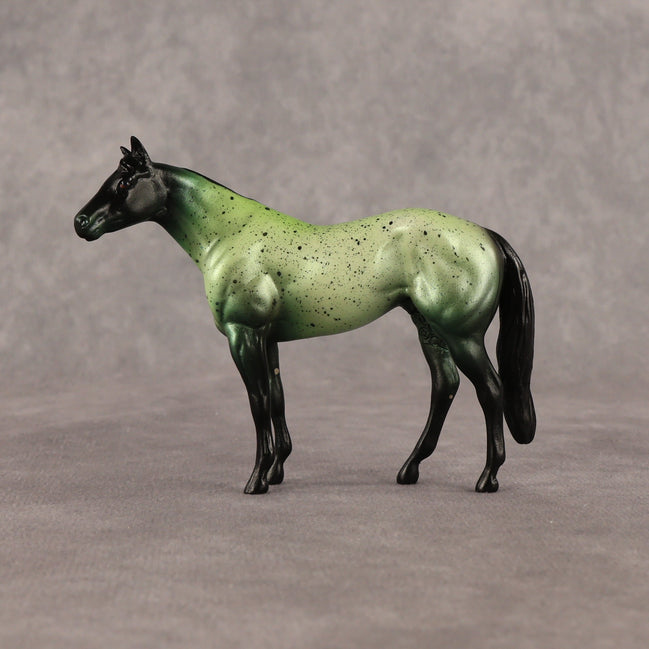 Dark Algae OOAK Chip Stock Horse by Alex Fortman EQ26