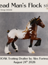 Dead Man's Flock OOAK Trotting Drafter by Alex Fortman DDOOAKs26