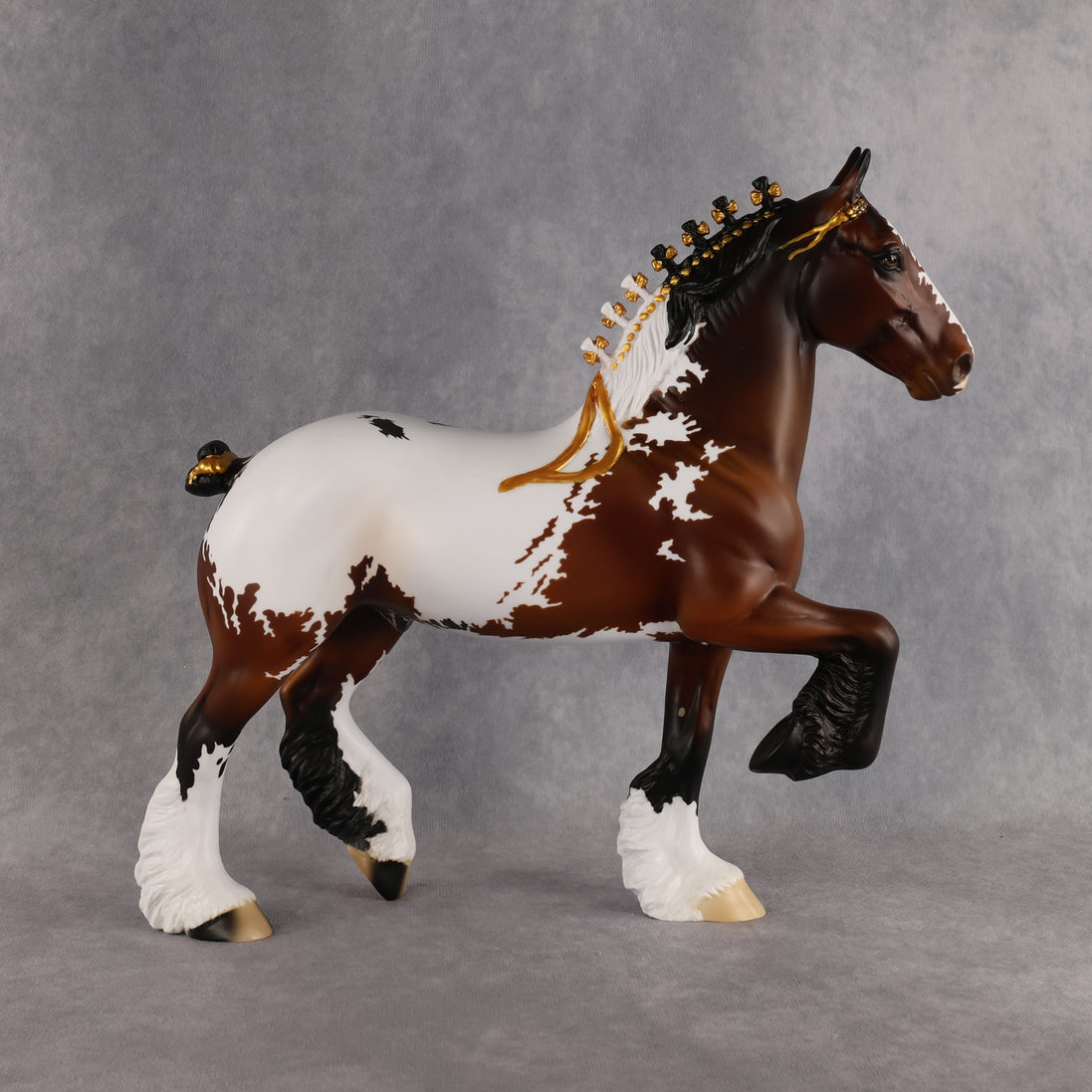 Dead Man's Flock OOAK Trotting Drafter by Alex Fortman DDOOAKs26