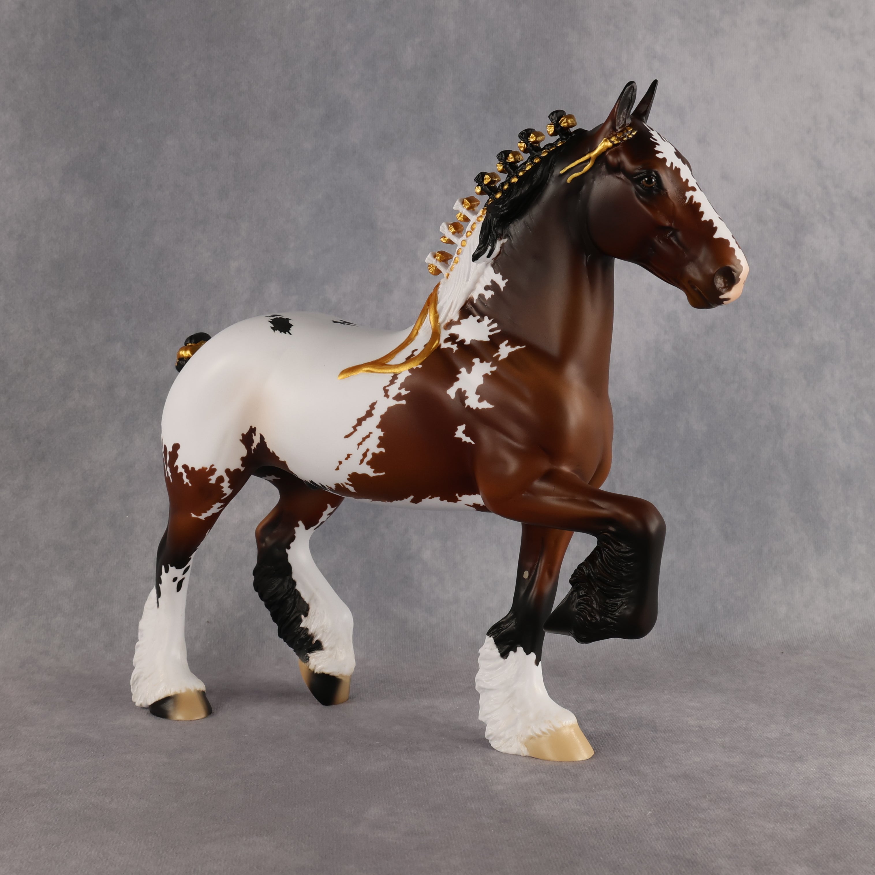 Dead Man's Flock OOAK Trotting Drafter by Alex Fortman DDOOAKs26