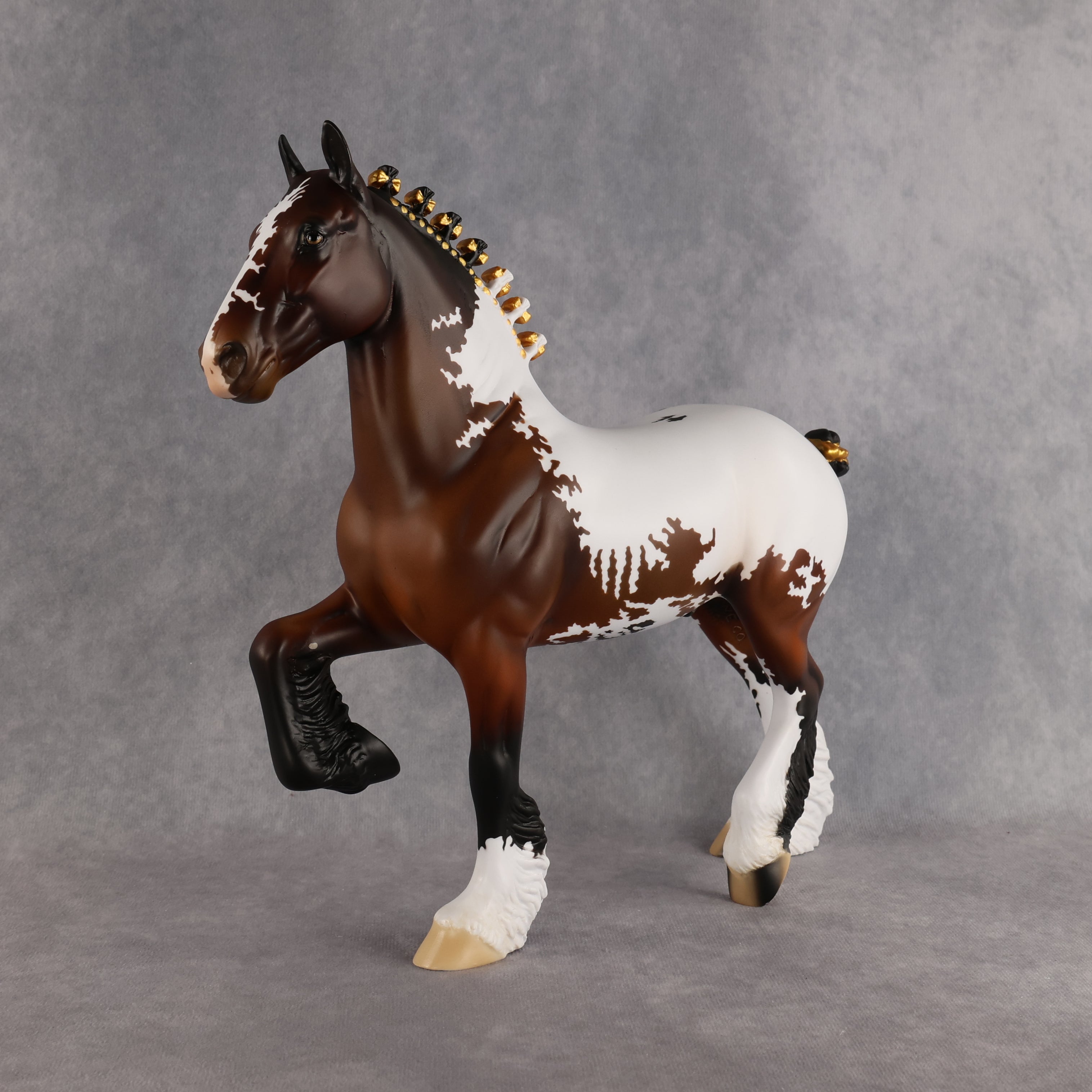 Dead Man's Flock OOAK Trotting Drafter by Alex Fortman DDOOAKs26