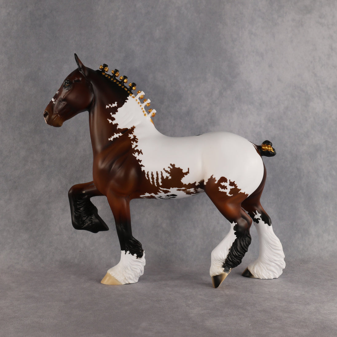 Dead Man's Flock OOAK Trotting Drafter by Alex Fortman DDOOAKs26