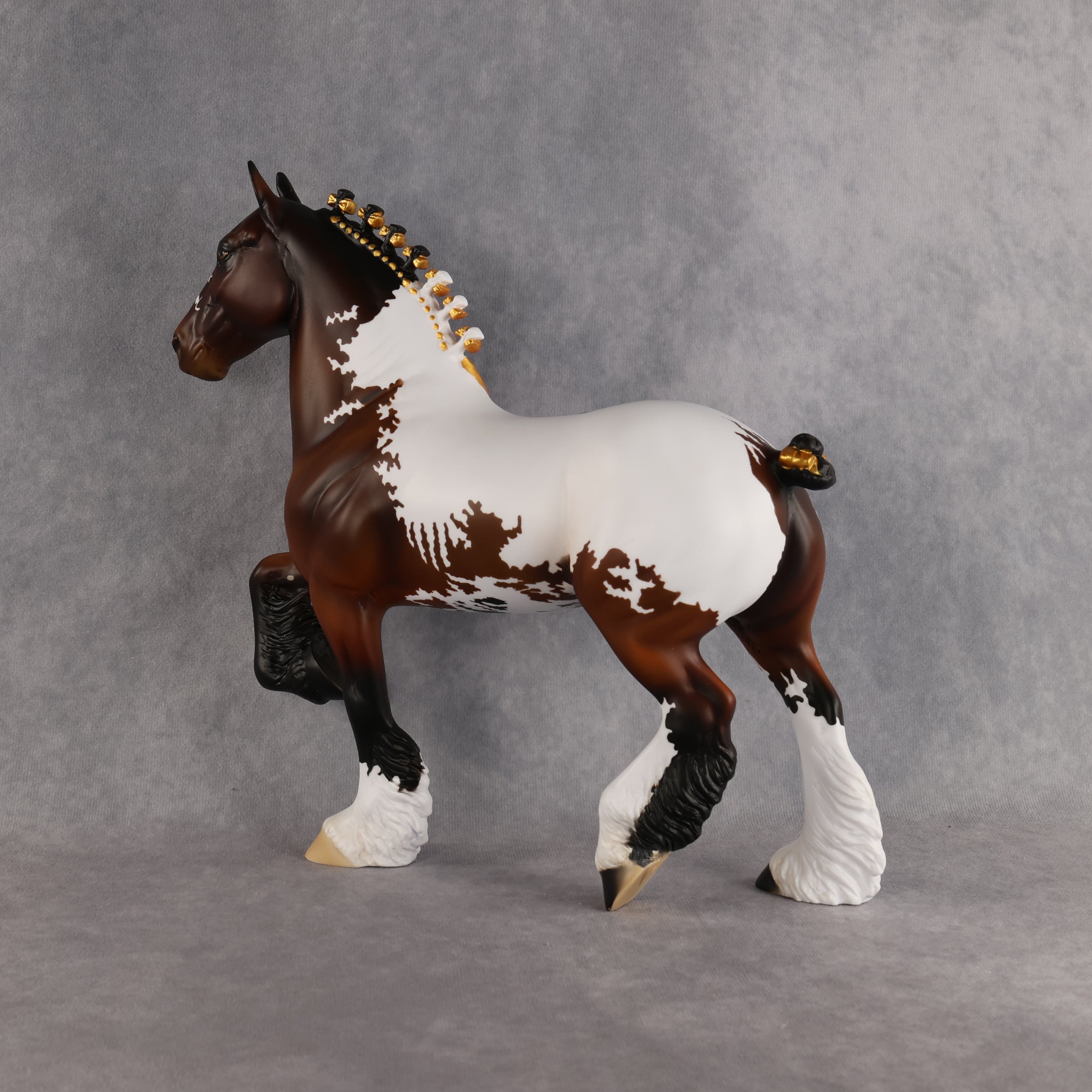 Dead Man's Flock OOAK Trotting Drafter by Alex Fortman DDOOAKs26