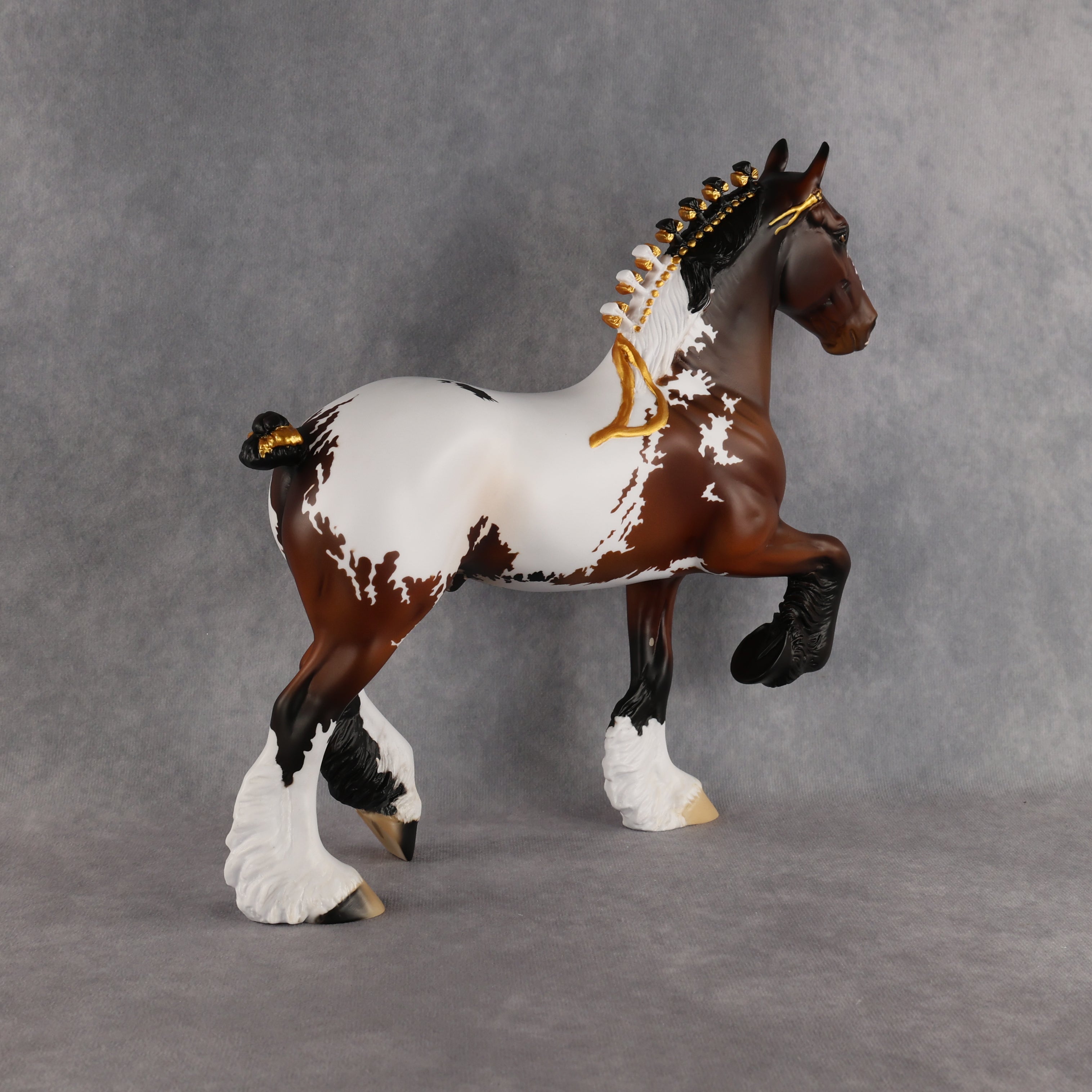 Dead Man's Flock OOAK Trotting Drafter by Alex Fortman DDOOAKs26