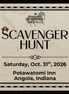 Moonlight Madness 2026 Scavenger Hunt on October 31, 2026 MM26