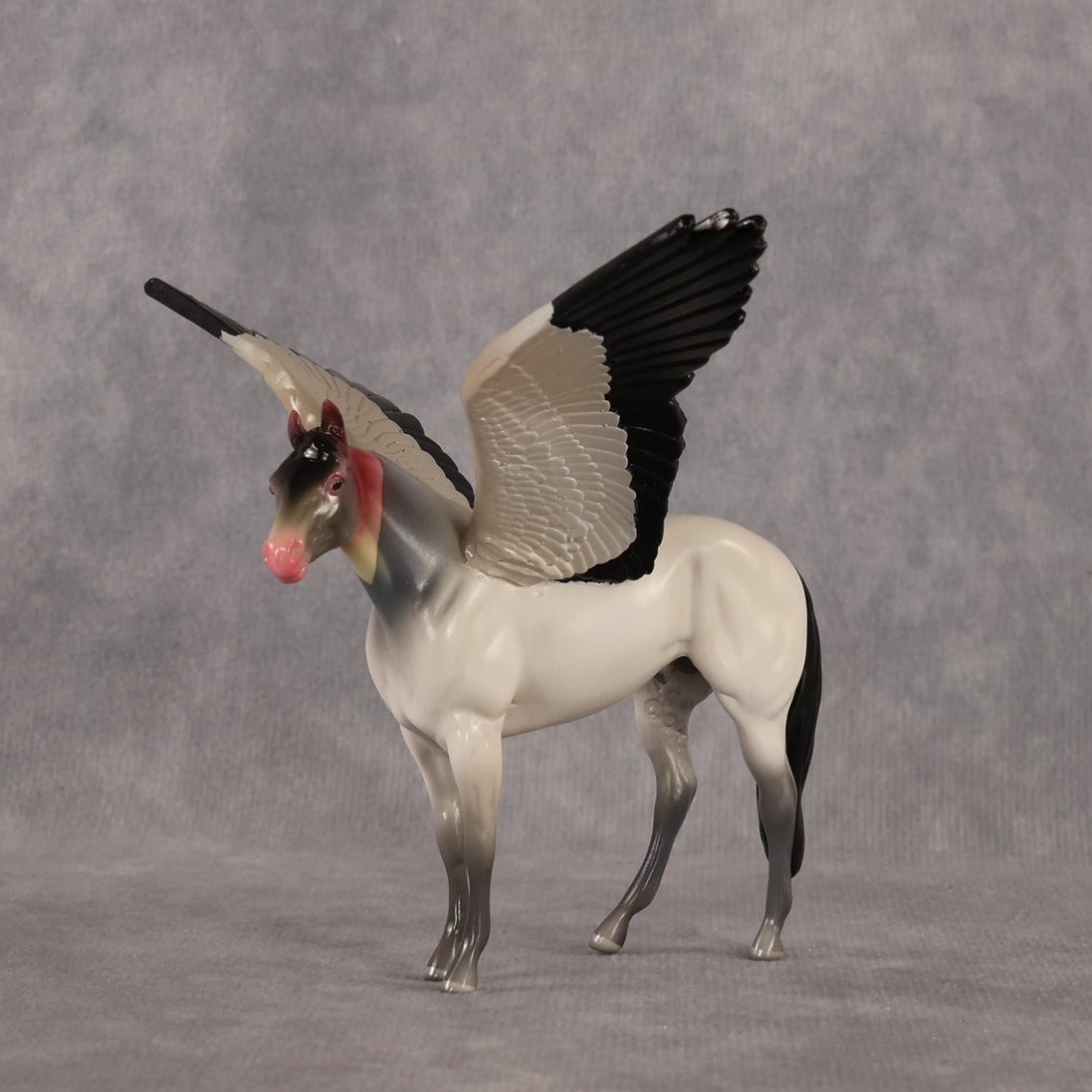 Donald OOAK FCM Chip Stock Horse by Angela Marleau FTF26