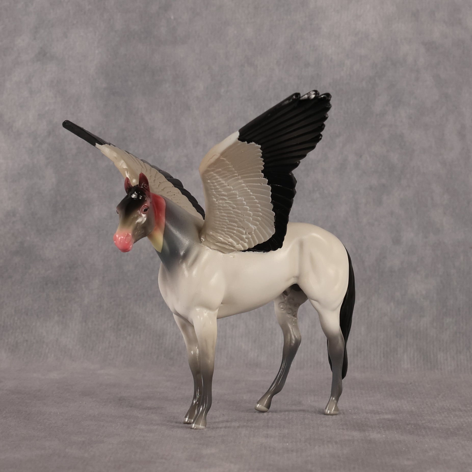 Donald OOAK FCM Chip Stock Horse by Angela Marleau FTF26