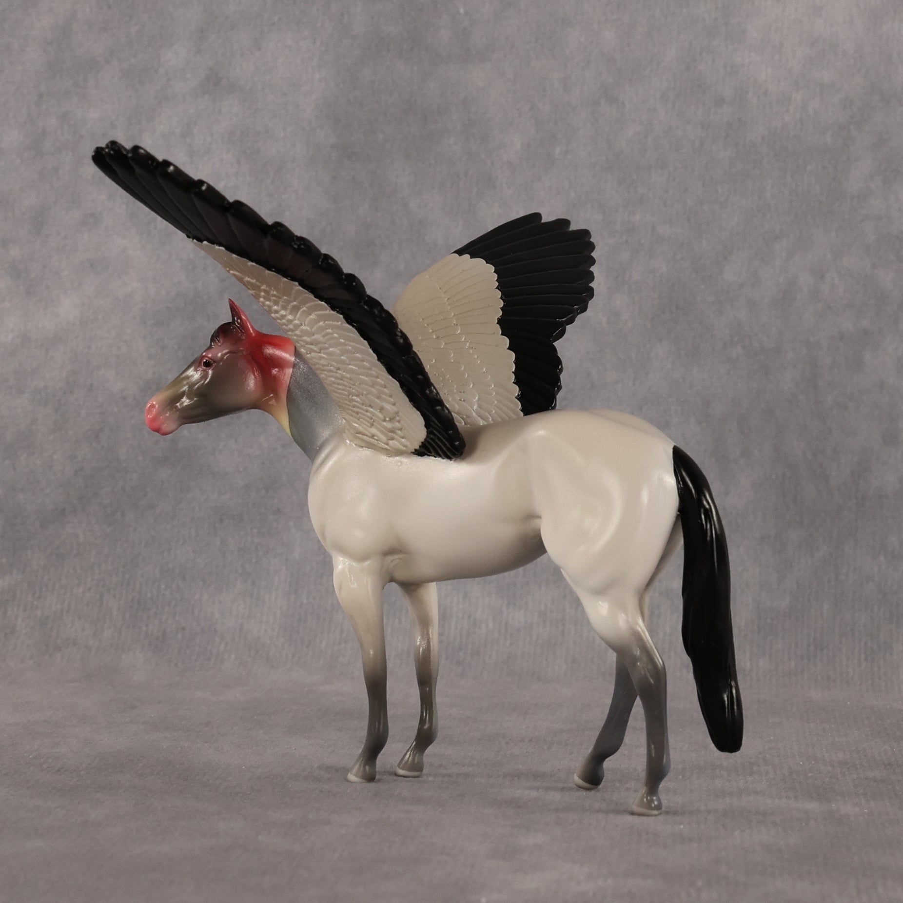Donald OOAK FCM Chip Stock Horse by Angela Marleau FTF26