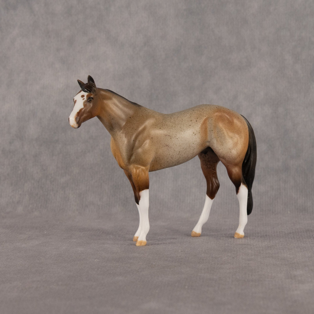 Double Jeopardy OOAK Chip Stock Horse by Dawn Quick LHS26