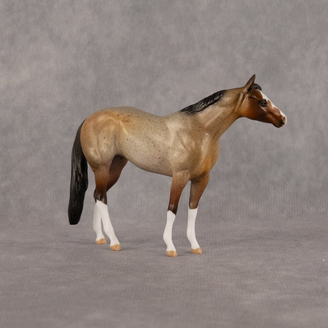 Double Jeopardy OOAK Chip Stock Horse by Dawn Quick LHS26